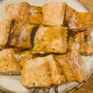 桜鱒のバター醤油焼き